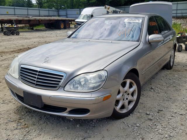 WDBNG83J16A461164 - 2006 MERCEDES-BENZ S 430 4MAT GRAY photo 2