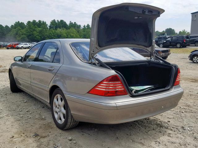 WDBNG83J16A461164 - 2006 MERCEDES-BENZ S 430 4MAT GRAY photo 3