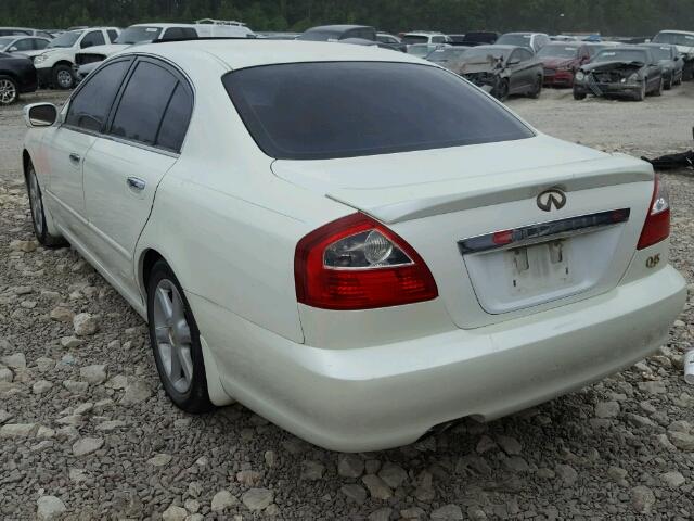 JNKBF01A13M101431 - 2003 INFINITI Q45 WHITE photo 3