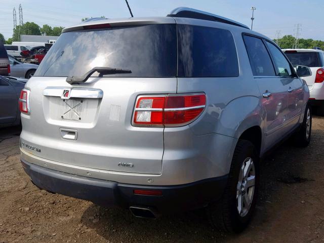 5GZEV23738J217106 - 2008 SATURN OUTLOOK XR ვერცხლისფერი ფოტო 4