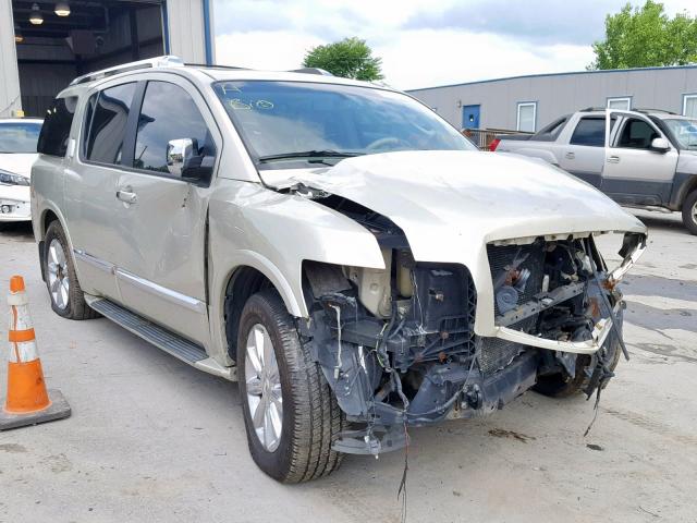 5N3AA08C38N900439 - 2008 INFINITI QX56 GOLD photo 1