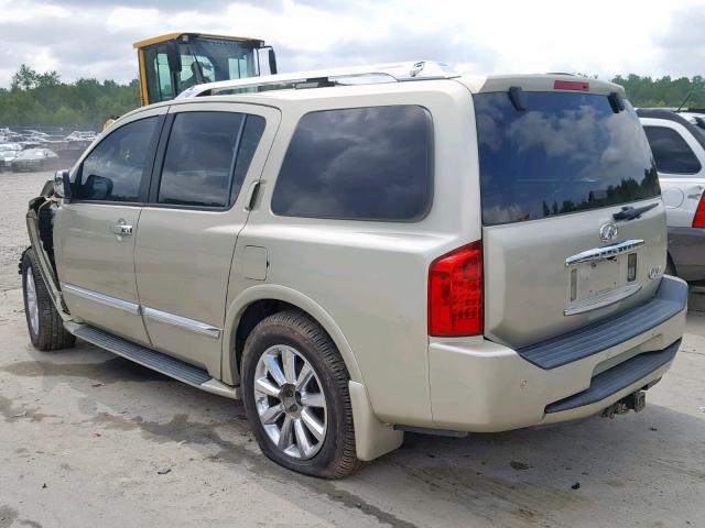 5N3AA08C38N900439 - 2008 INFINITI QX56 GOLD photo 3