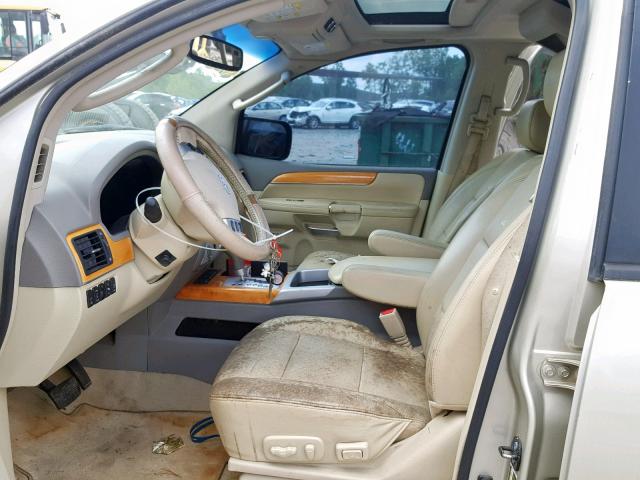 5N3AA08C38N900439 - 2008 INFINITI QX56 GOLD photo 5