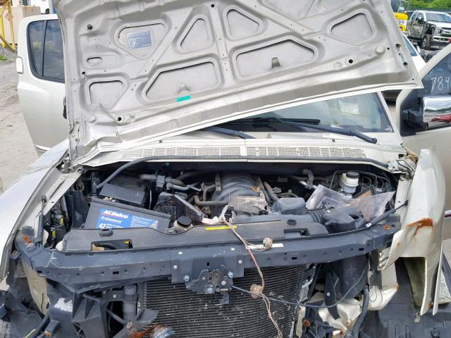 5N3AA08C38N900439 - 2008 INFINITI QX56 GOLD photo 7