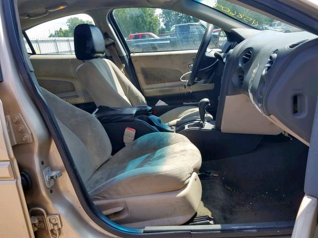 2G2WP522541275833 - 2004 PONTIAC GRAND PRIX GOLD photo 5