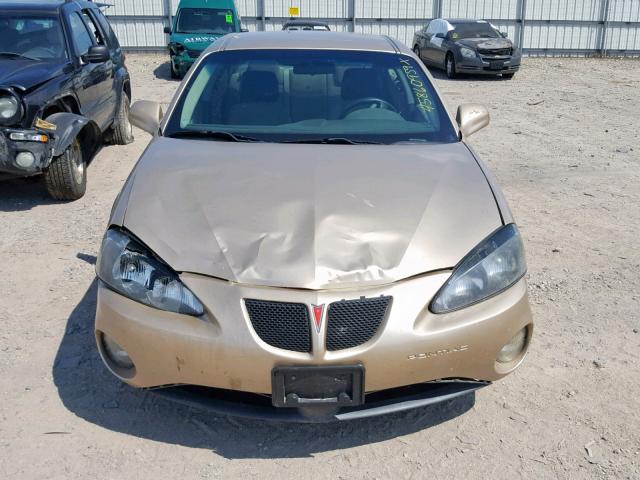 2G2WP522541275833 - 2004 PONTIAC GRAND PRIX GOLD photo 9