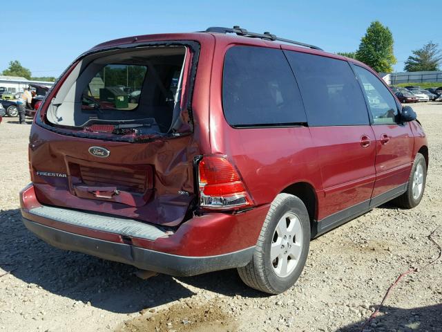 2FMZA57655BA57758 - 2005 FORD FREESTAR S MAROON photo 4