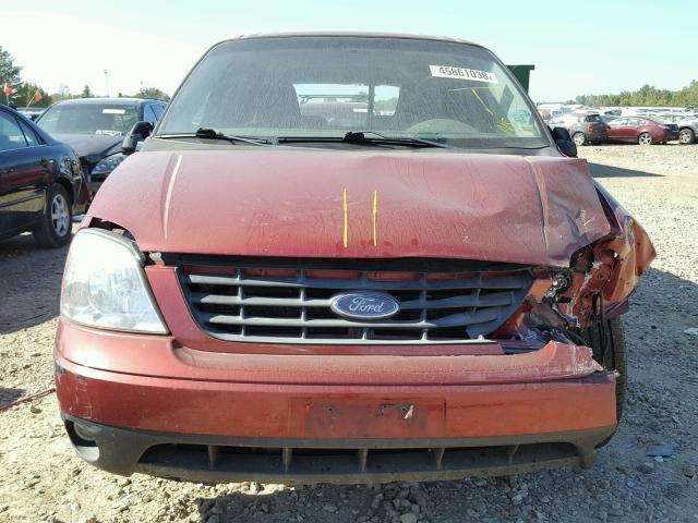 2FMZA57655BA57758 - 2005 FORD FREESTAR S MAROON photo 7