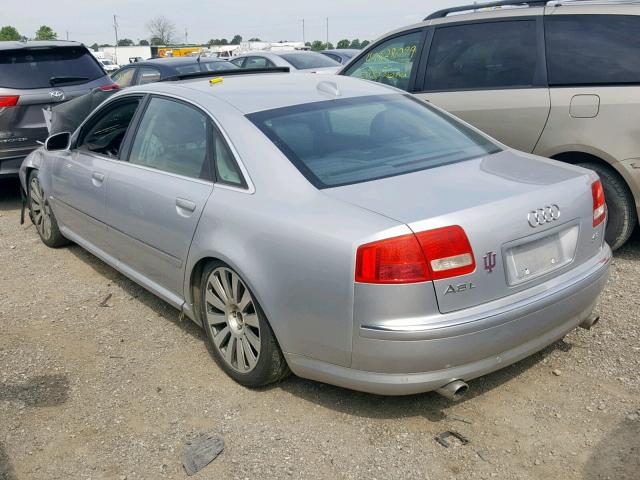 WAUML44E64N015209 - 2004 AUDI A8 L QUATT SILVER photo 3