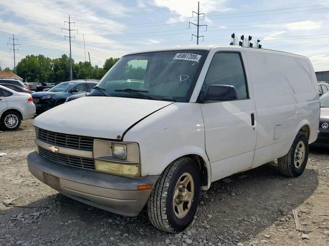 1GCDM19X05B101594 - 2005 CHEVROLET ASTRO WHITE photo 2