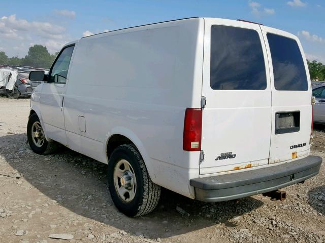 1GCDM19X05B101594 - 2005 CHEVROLET ASTRO WHITE photo 3