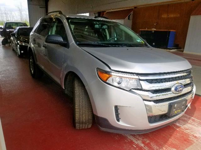 2FMDK4GC4DBC01855 - 2013 FORD EDGE SE SILVER photo 1