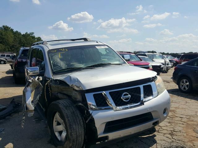 5N1BA08D78N630380 - 2008 NISSAN ARMADA SE SILVER photo 1