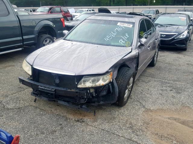 KMHFC46F76A059016 - 2006 HYUNDAI AZERA SE SILVER photo 2