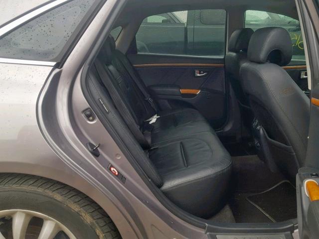 KMHFC46F76A059016 - 2006 HYUNDAI AZERA SE SILVER photo 6