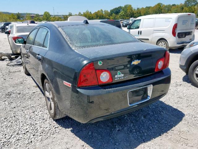 1G1ZC5E0XCF279889 - 2012 CHEVROLET MALIBU 1LT 黑色 照片 3
