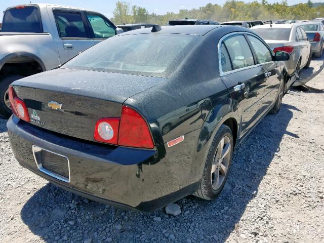 1G1ZC5E0XCF279889 - 2012 CHEVROLET MALIBU 1LT 黑色 照片 4
