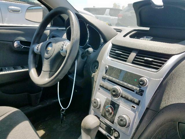 1G1ZC5E0XCF279889 - 2012 CHEVROLET MALIBU 1LT 黑色 照片 9