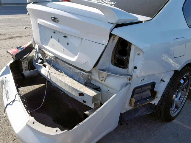 4S3BL676774200678 - 2007 SUBARU LEGACY GT WHITE photo 9