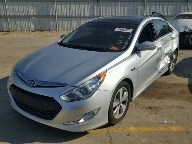 KMHEC4A46CA061921 - 2012 HYUNDAI SONATA HYB SILVER photo 2