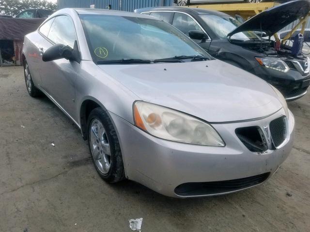 1G2ZH18N974214191 - 2007 PONTIAC G6 GT SILVER photo 1