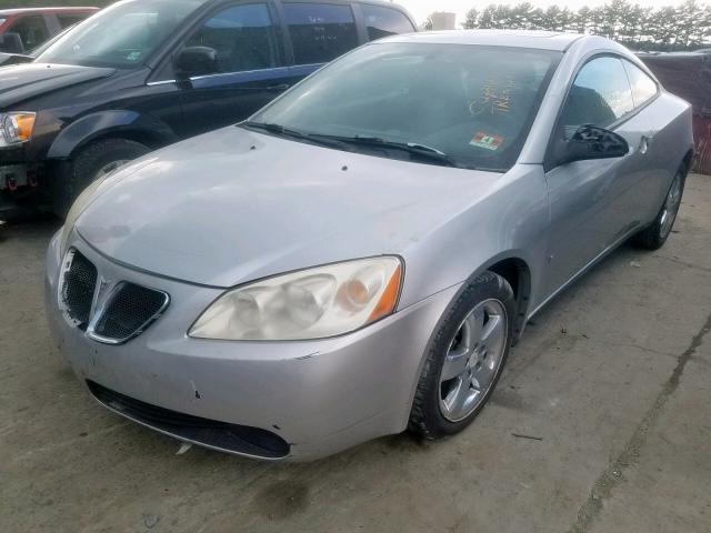 1G2ZH18N974214191 - 2007 PONTIAC G6 GT SILVER photo 2