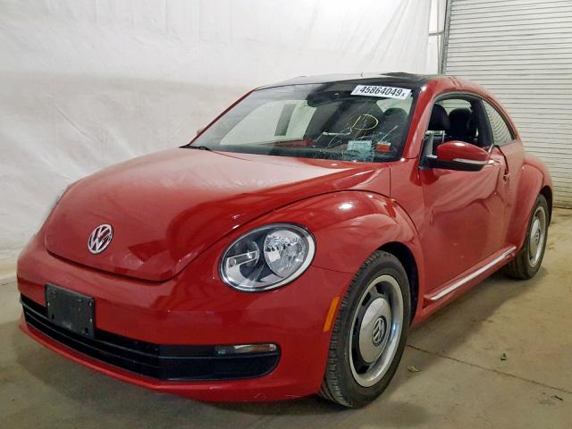 3VWH17AT9EM666938 - 2014 VOLKSWAGEN BEETLE TUR RED photo 2