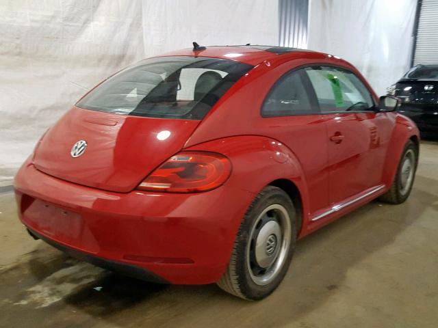 3VWH17AT9EM666938 - 2014 VOLKSWAGEN BEETLE TUR RED photo 4