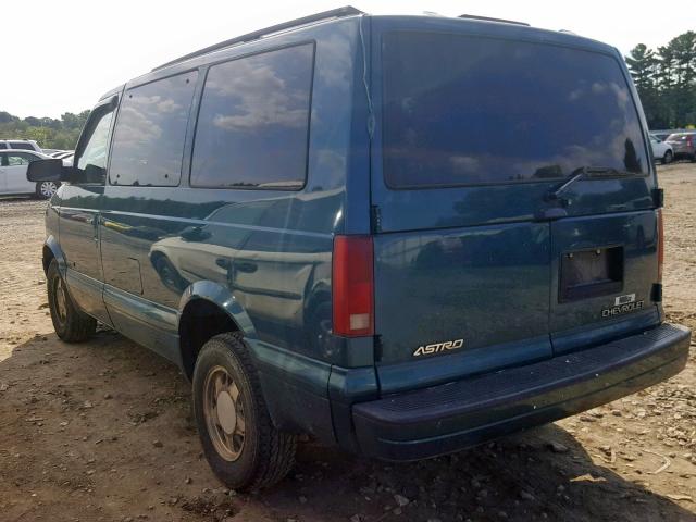 1GNDM19W7YB182371 - 2000 CHEVROLET ASTRO GREEN photo 3