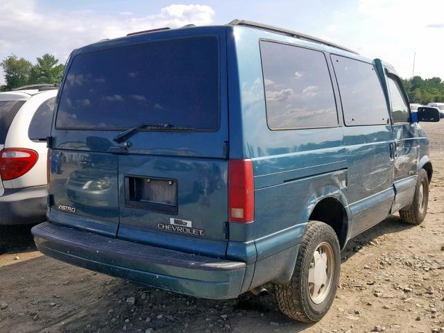 1GNDM19W7YB182371 - 2000 CHEVROLET ASTRO GREEN photo 4