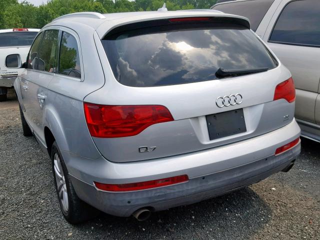 WA1AY74L39D027381 - 2009 AUDI Q7 3.6 QUA SILVER photo 3