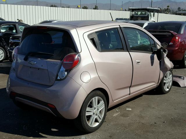 KL8CB6S91DC524387 - 2013 CHEVROLET SPARK LS PINK photo 4