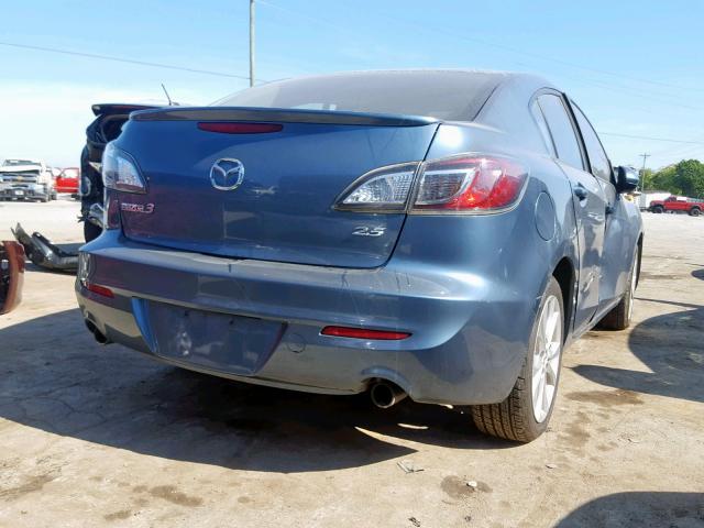 JM1BL1U5XB1404190 - 2011 MAZDA 3 S BLUE photo 4