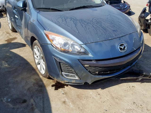 JM1BL1U5XB1404190 - 2011 MAZDA 3 S BLUE photo 9