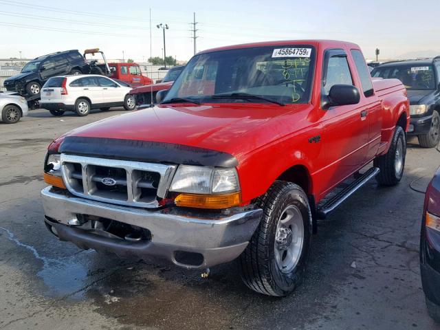 1FTZR15X3YPA78932 - 2000 FORD RANGER SUP RED photo 2