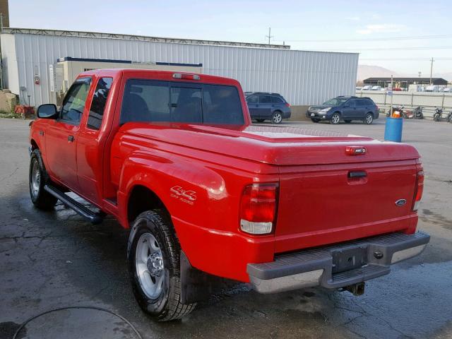 1FTZR15X3YPA78932 - 2000 FORD RANGER SUP RED photo 3