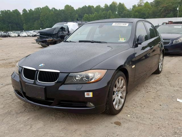 WBAVD13506KV14111 - 2006 BMW 325 XI BLACK photo 2