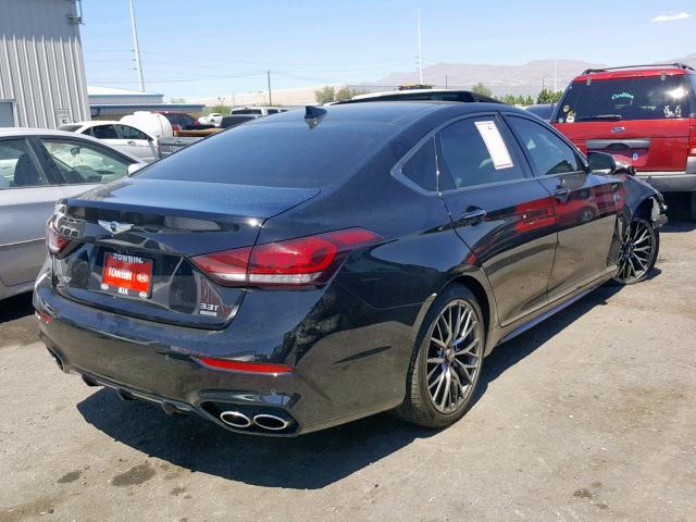 KMHGN4JB8JU226204 - 2018 GENESIS G80 SPORT BLACK photo 4