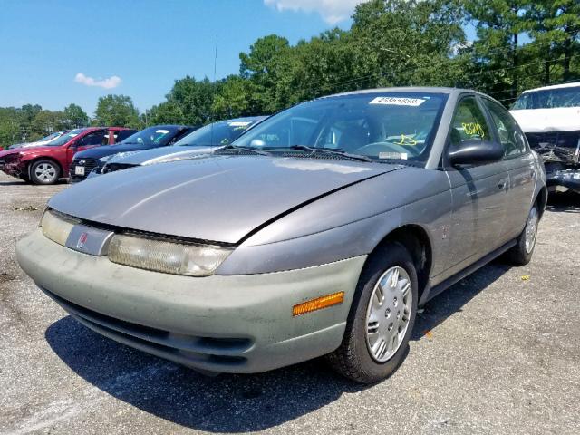 1G8ZH5285VZ255000 - 1997 SATURN SL1 SILVER photo 2