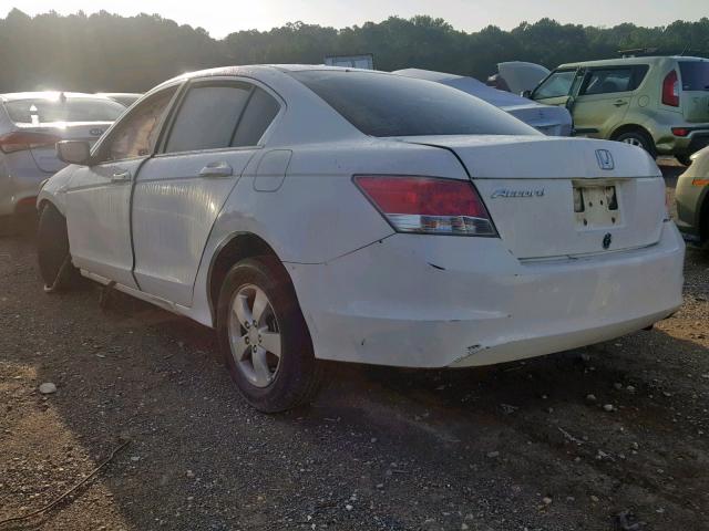 1HGCP26459A027394 - 2009 HONDA ACCORD LXP WHITE photo 3