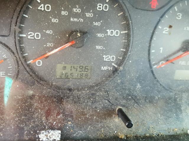 JF1SF65562H750267 - 2002 SUBARU FORESTER S GREEN photo 8