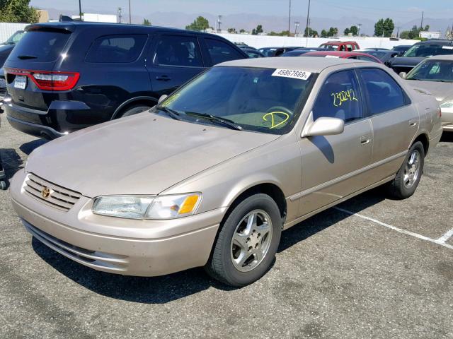 JT2BF22K0V0032304 - 1997 TOYOTA CAMRY LE GOLD photo 2