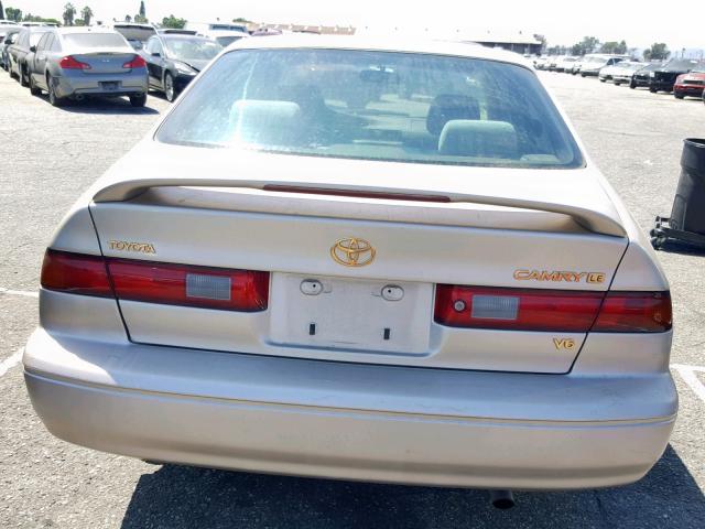 JT2BF22K0V0032304 - 1997 TOYOTA CAMRY LE GOLD photo 9