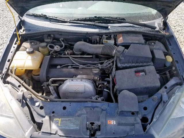 3FAFP37394R122987 - 2004 FORD FOCUS ZX5 BLUE photo 7