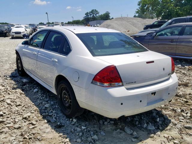 2G1WD5E3XD1253683 - 2013 CHEVROLET IMPALA POL WHITE photo 3