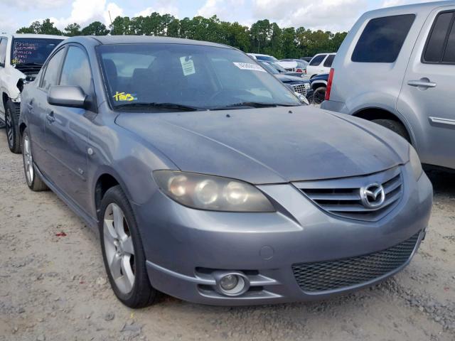 JM1BK123141165250 - 2004 MAZDA 3 S GRAY photo 1