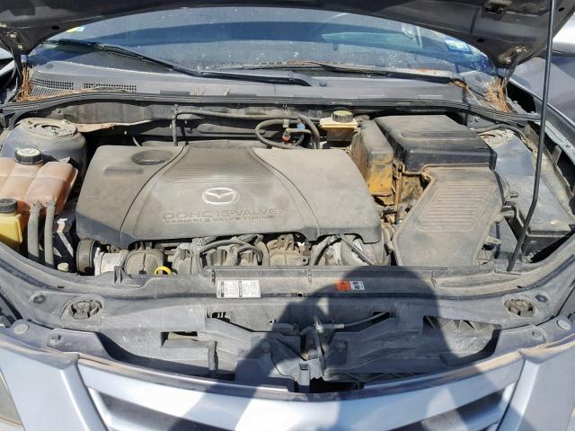 JM1BK123141165250 - 2004 MAZDA 3 S GRAY photo 7