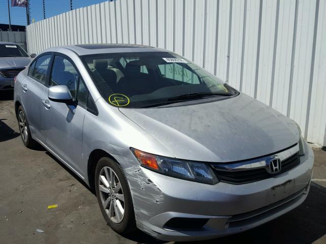 19XFB2F99CE329877 - 2012 HONDA CIVIC EXL SILVER photo 1