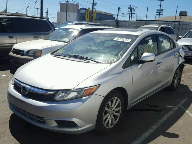 19XFB2F99CE329877 - 2012 HONDA CIVIC EXL SILVER photo 2