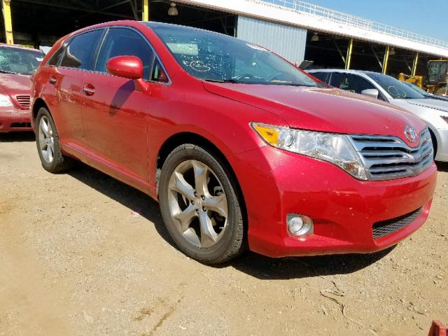 4T3ZK3BB0CU052147 - 2012 TOYOTA VENZA LE RED photo 1